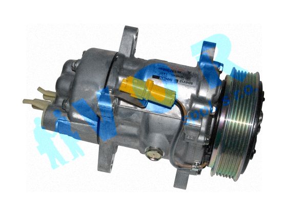 Kompresor Sanden 6V12/1437, OEM 6453KW, 9639078280, PEUGEOT 206 Si