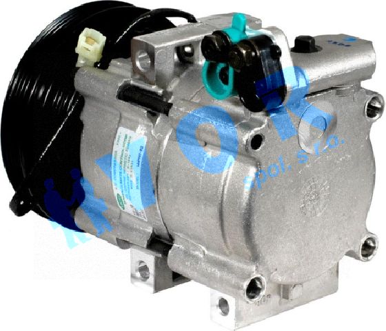 kompresor HCC FS10, OEM OK20B-61450E, 12V, spojka 42 mm POLY V4, K