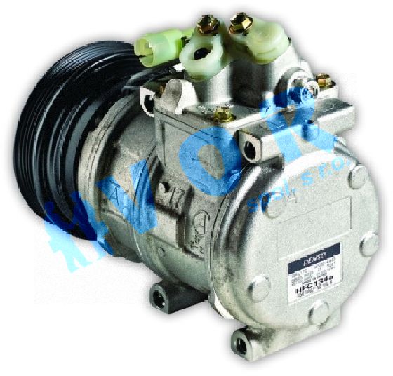 kompresor DENSO 10PA17C, OEM AWR1459, 12V, spojka 126,5 mm POLY V6