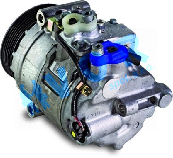 kompresor DENSO 7SEU17C, OEM 0012301411 - 0012300811, 12V, spojka