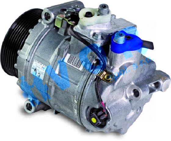 kompresor DENSO 7SEU17C, OEM 0012301311 - 0012307911, 12V, spojka