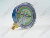 Manometer nízkotlakový suchý MC, 80mm, EBRL, R22, R422A-D, R427A