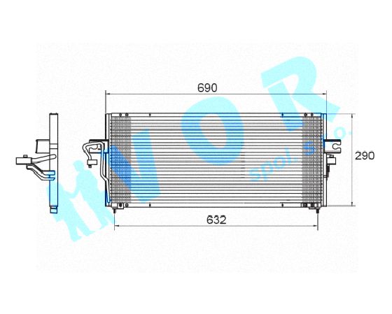 Kondenzator OEM 92110-2M1112 Nissan Almera I (N15)