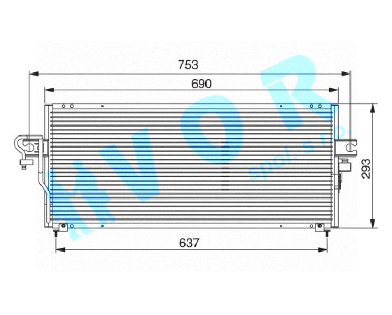 Kondenzator OEM 92110-2M117 Nissan Almera I (N15)