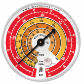 Manometer vysokotlakový suchý MC, 80 mm, RBH, R1270, R290, R600a