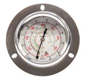 Manometer vyskotlakový olejový SH, 60 mm, R134a, R22, R407C, R410A