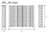 Výparník statický Rivacold, REC23080, 16 rúrok, 128x780x2300mm