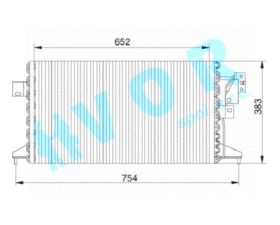 Kondenzator OEM 4677209 Chrysler Voyager I (ES)