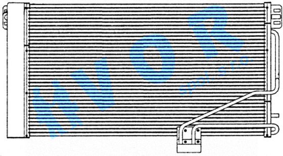 Kondenzator OEM 2035000954 Mercedes Benz C-Class (W203),