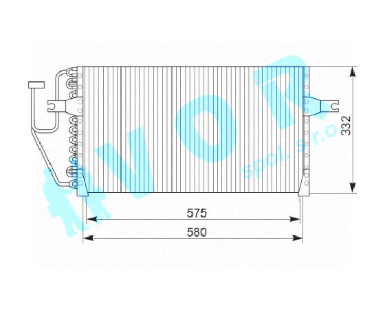 Kondenzator OEM MB958166 Mitsubishi Carisma (DA),