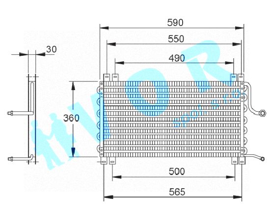 Kondenzator OEM 7700752613 Renault 25 (B29)