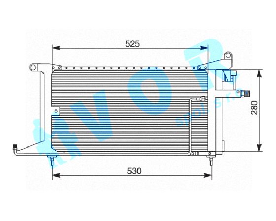 Kondenzator OEM 1L0820413B/1L0820411D/1L0820413E Seat Toledo I (1L)