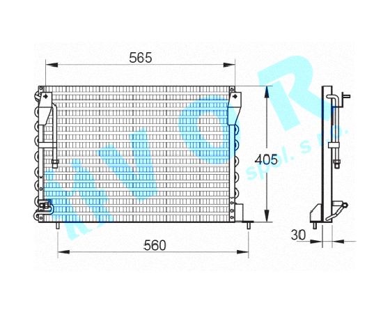 Kondenzator OEM 1362149/13621495 Volvo 740 (744), 740 Kombi (745)