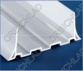 Lišta zakladacia U – PVC pre panely PUR 120 biela,  L=4m, RAL 9010