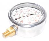 Manometer vysokotlakový olejový SH, 60 mm, R134a, 404, 407, 1/8