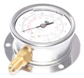 Manometer vysokotlakový olejový Wigam, 60mm, R410A, 1/4" SAE