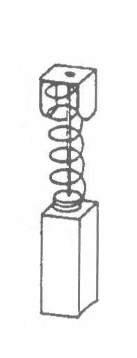 Uhlíková kefa-pár 6,3x8x13,5mm DeWALT