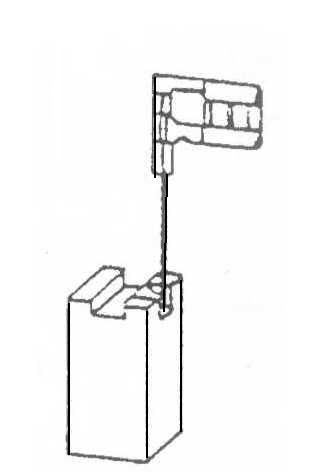 Uhlíková kefa-pár 6,3x12,5x23,5mm DeWALT