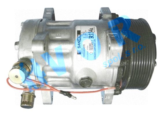 Kompresor univerzal SD 7H15 OR Vertical 12V, Poly V8, R134a