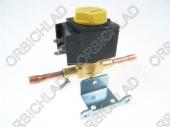 Ventil solenoid Castel NC, pájací 1/4“ ODS, s cievkou