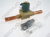 Ventil solenoid HONEYWELL, pájací 22mm, ODF, komplet