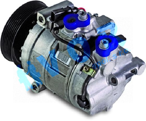 kompresor DENSO 7SEU16C, OEM 4E0260805F, 12V, spojka 120 mm POLY V7