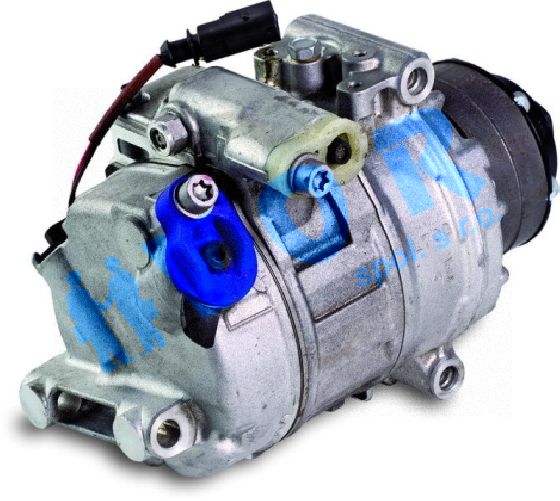 kompresor DENSO 7SEU17C, OEM 4Z7260805D, spojovacÃ­ kus, AUDI Allro