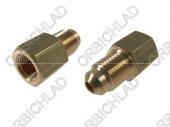 Spojka redukčná – 180° - 1/4“ SAE x 1/8“ NPT-F, Castel 7150/21