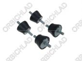 Silenbloky – sada, d=39x22mm, M=80kg