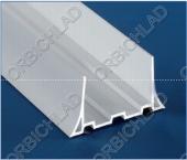 Lišta zakladacia U – PVC pre panely PUR 60, L=4m, biela, RAL9010