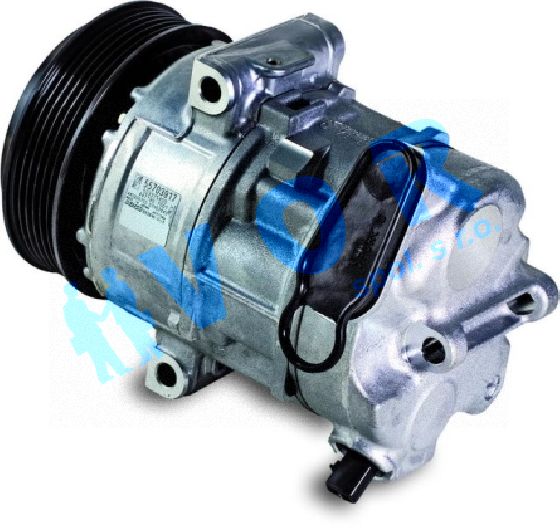 kompresor DENSO 5SL12C, OEM 55703917, 12V, spojka 110 mm POLY V6,