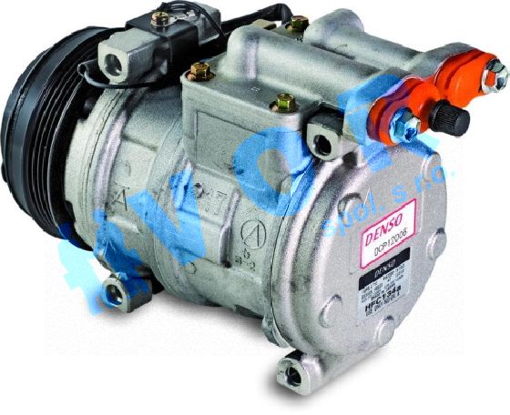 kompresor DENSO 10PA17C, OEM 500391499, 24V spojka 115 mm POLY V4,