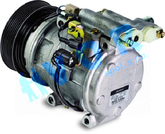 kompresor DENSO 10PA17C, OEM MCA7300AD, 12V, 125 mm POLY V 7, JAGUAR